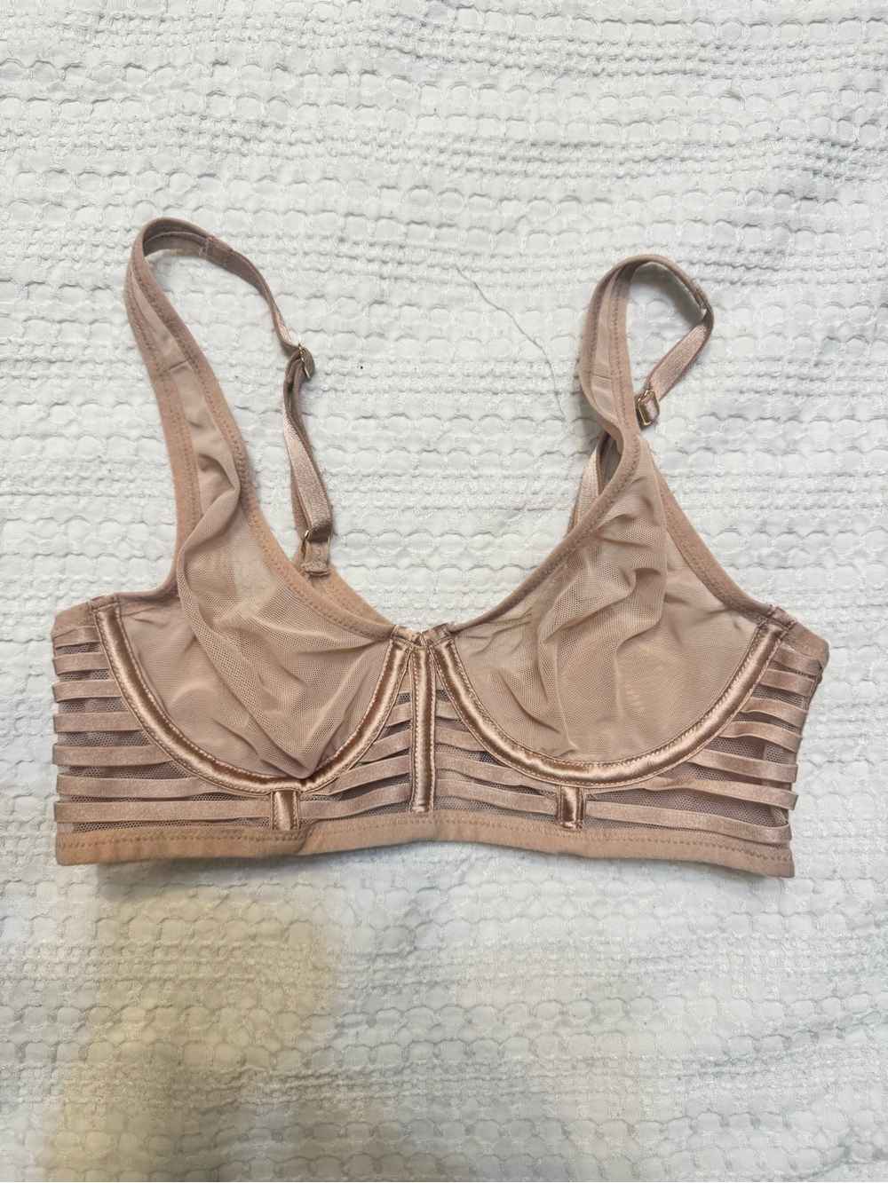 Victoria's Secret Sheer Blush Underwire Bra